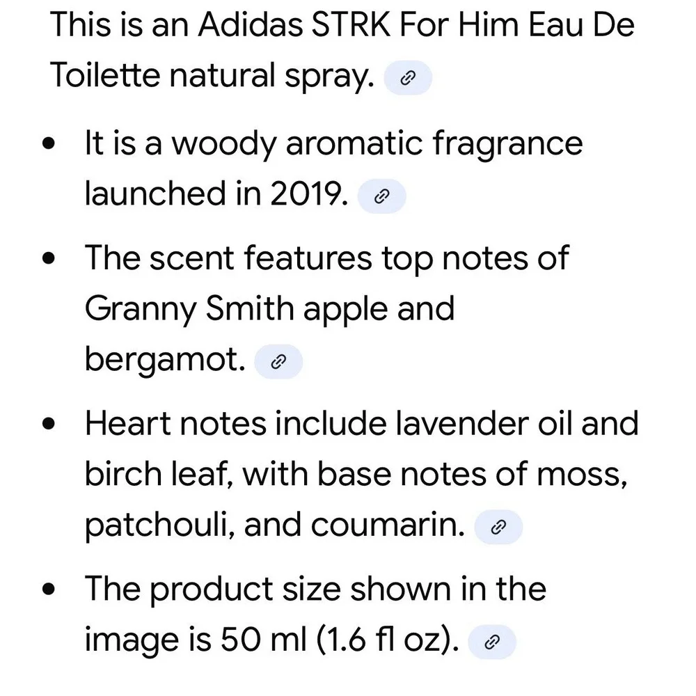 Adidas Sport STRK Men's EDT Spray, 1.6 Fl Oz New Sealed Box